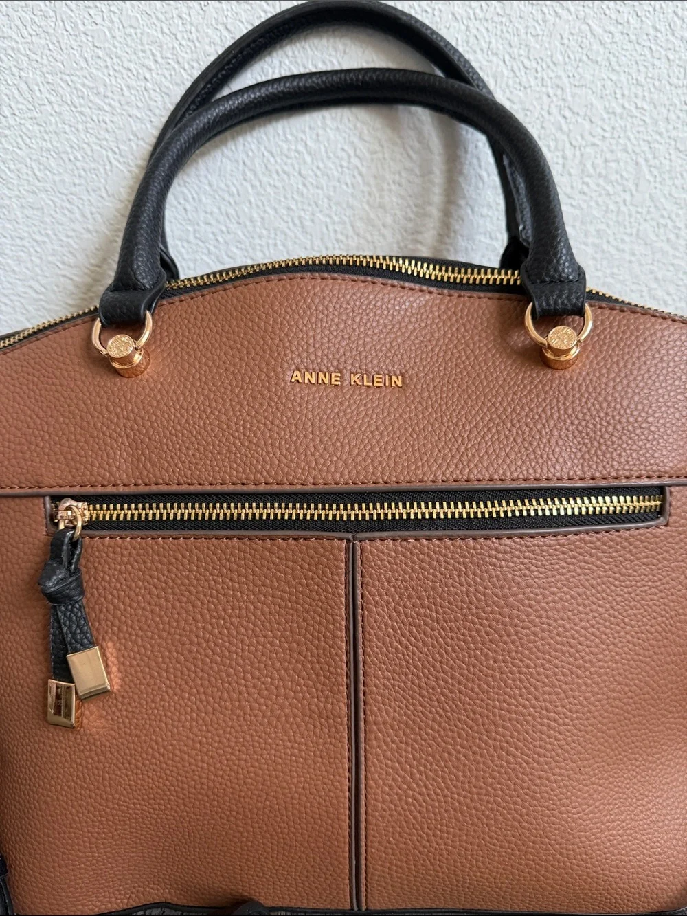 Anne Klein Women's Brown Dome Satchel NWOT
